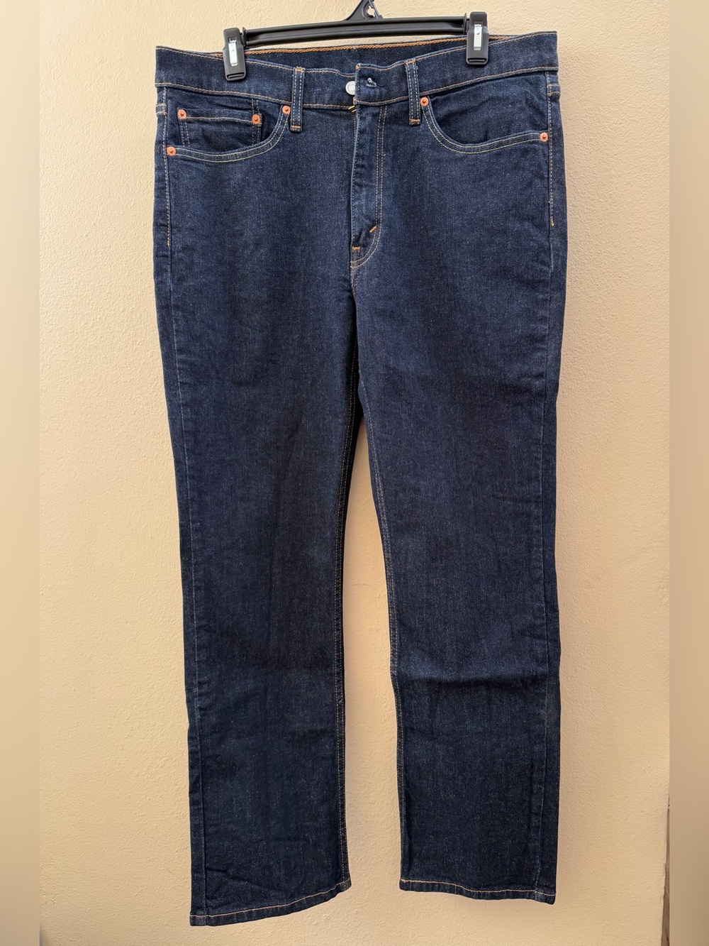 Unused Men Levi's Dark Indigo Straight Jeans W34 L30